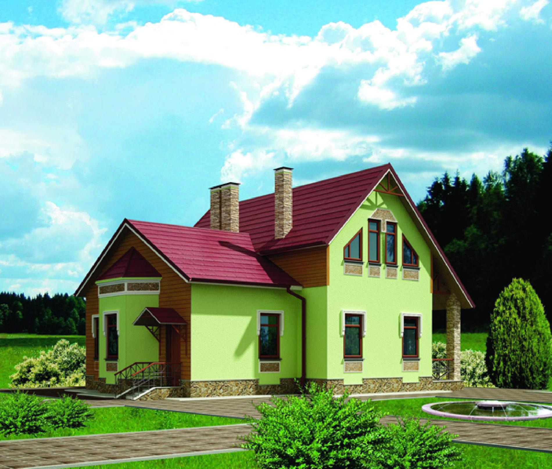 Элегантный уютный дом с мансардным этажом R3995 Barn style house plans, Barn sty