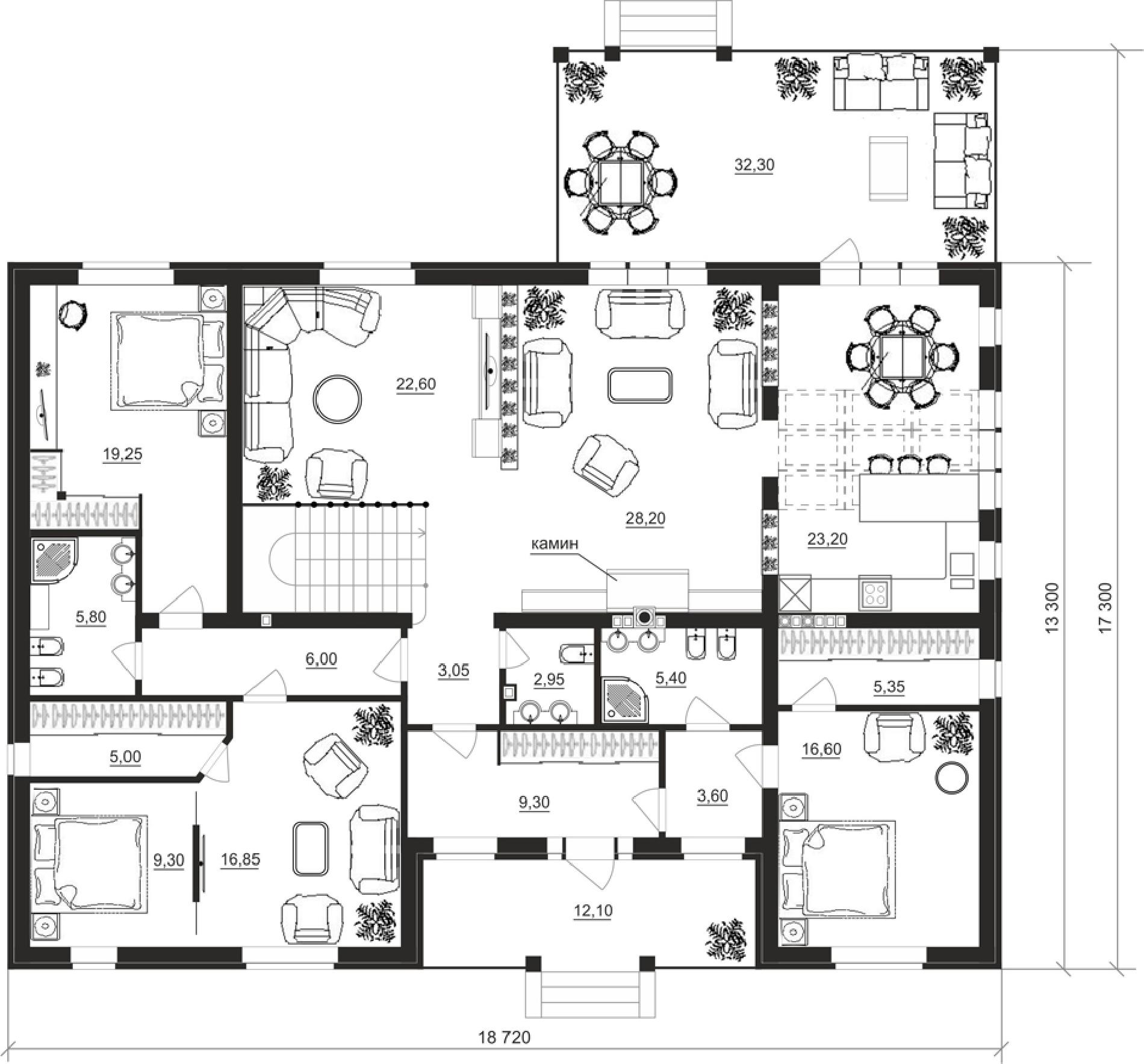 Планировка проекта дома №cp-76-40 cp-76-40_v1_pl1.jpg