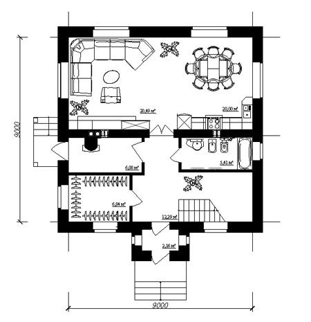 Планировка проекта дома №cp-88-01 cp-88-01_v1_pl0.jpg