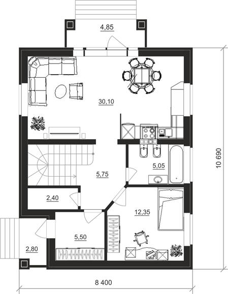 Планировка проекта дома №cp-89-45 cp-89-45_v2_pl1.jpg