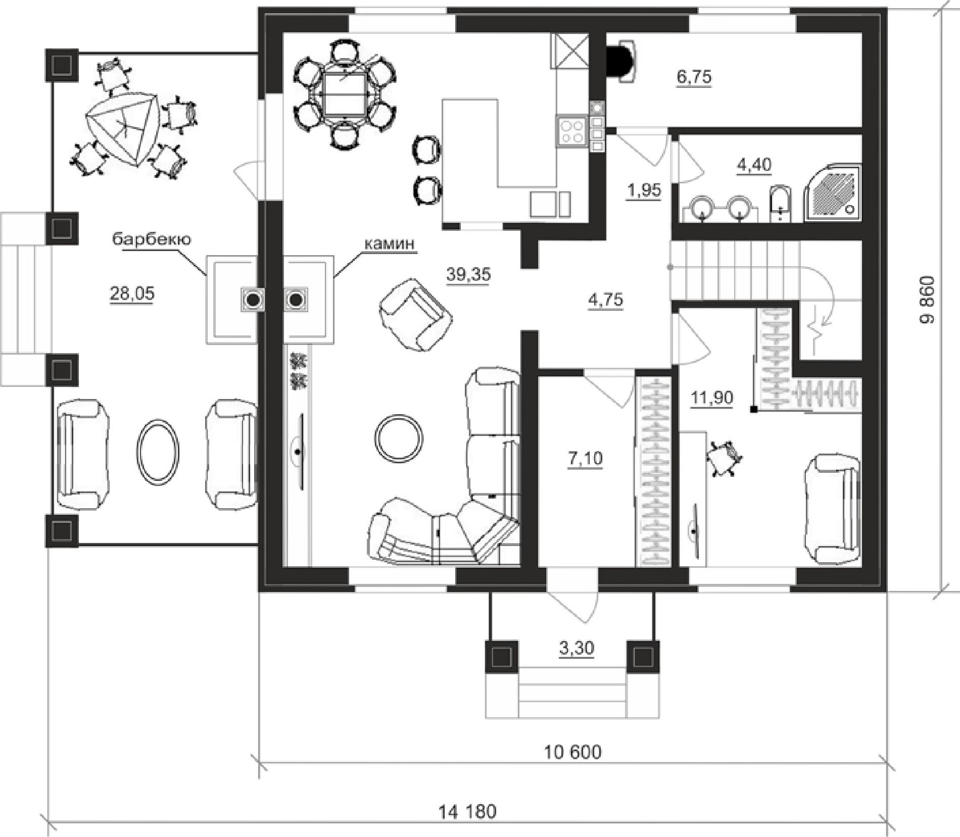 Планировка проекта дома №cp-92-24 cp-92-24_v1_pl0.jpg