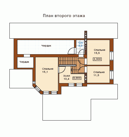Проект дома в 169 1р
