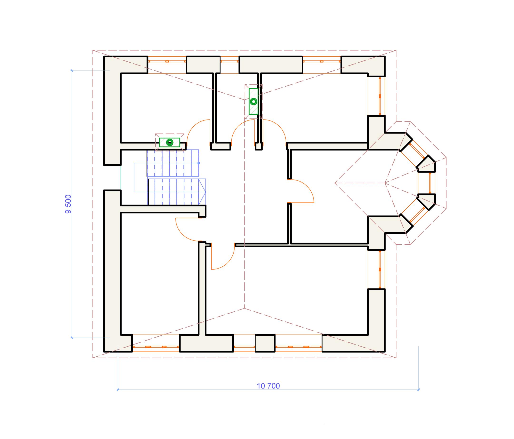 Планировка проекта дома №h-016 H-016_p2.webp