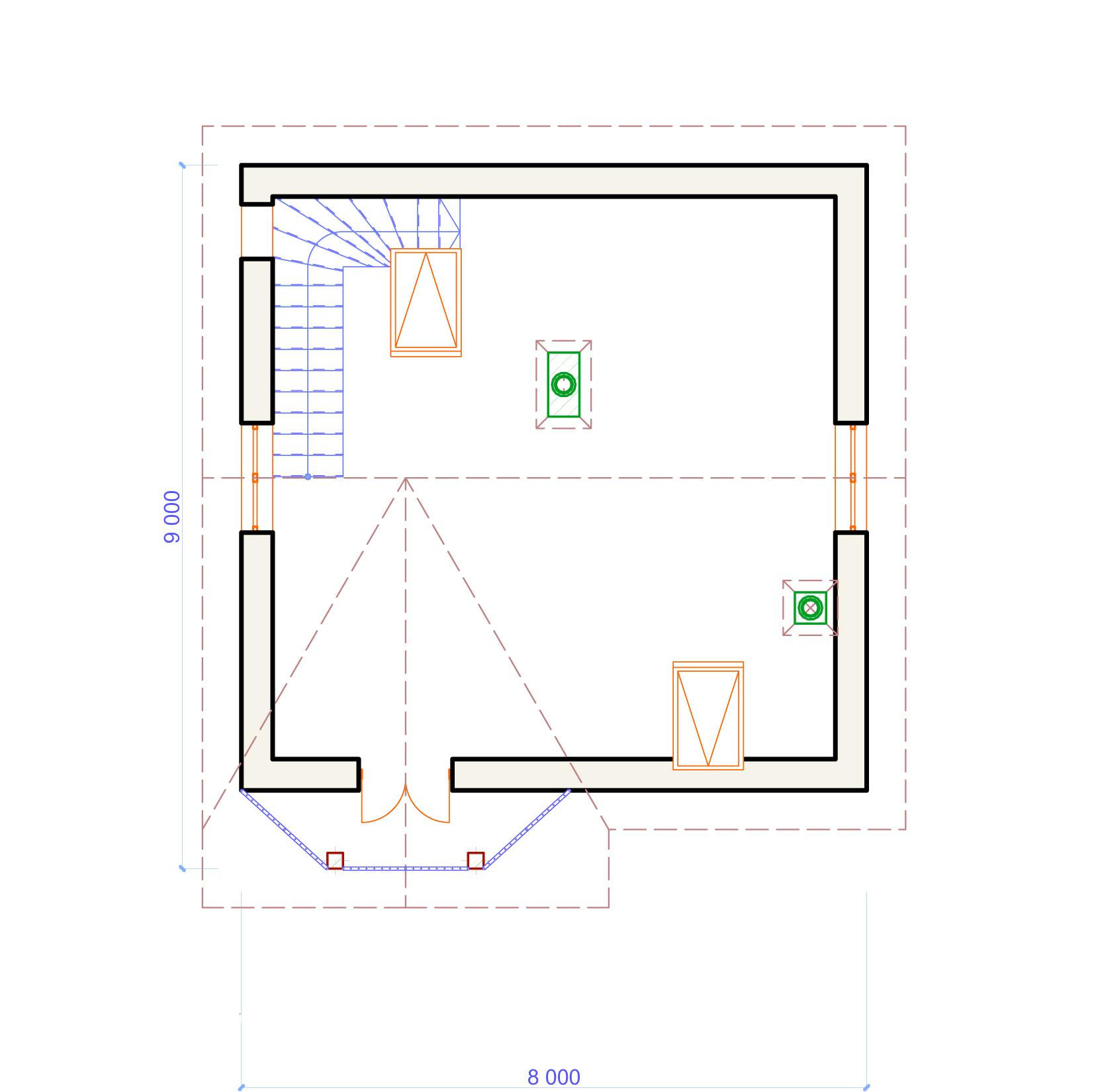 Планировка проекта дома №h-017 H-017_p2.webp