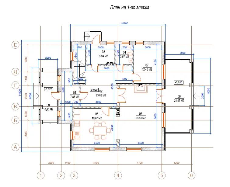 Планировка проекта дома №h-043 H-043_p1.webp
