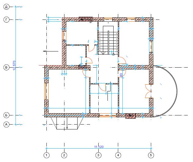 Планировка проекта дома №h-051 H-051_p2.webp