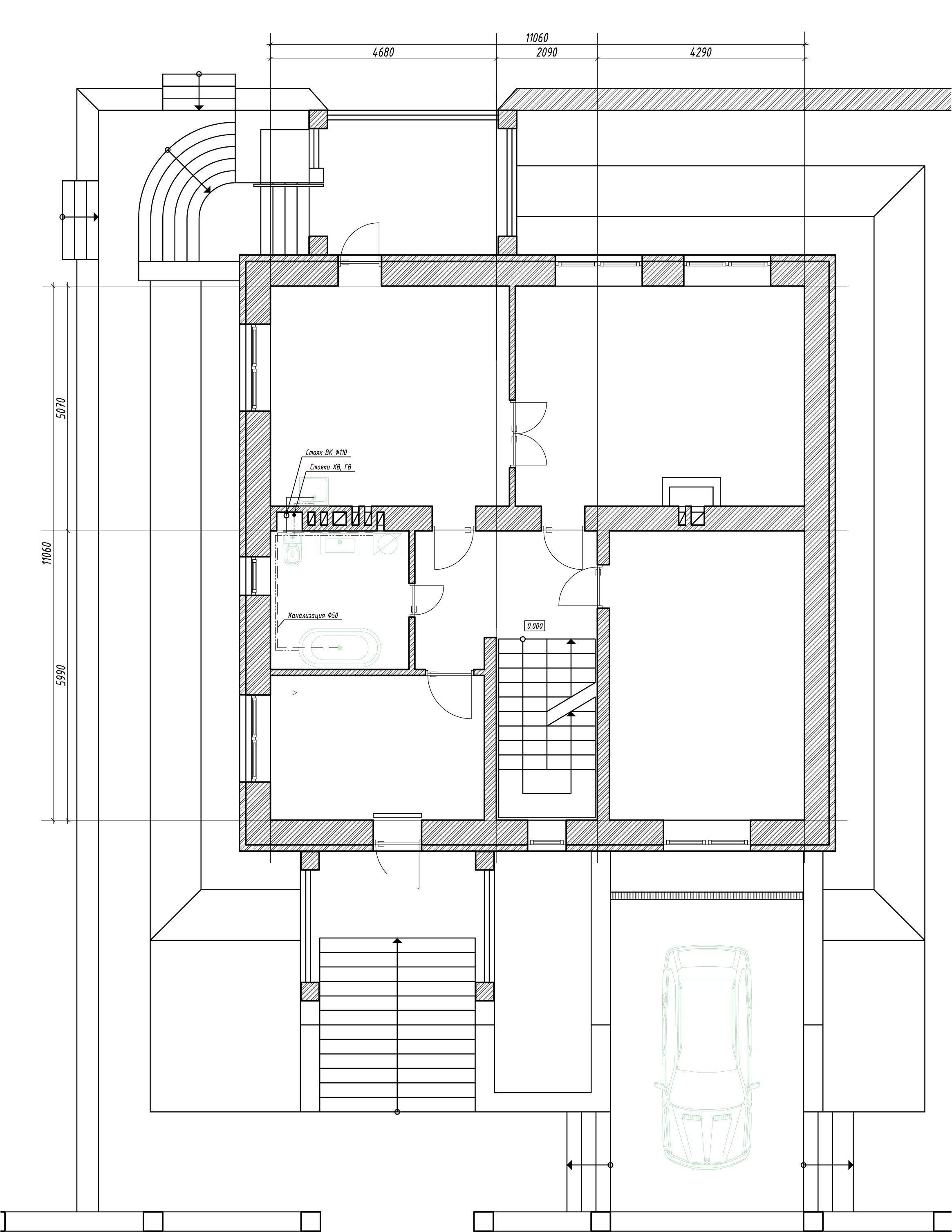 Планировка проекта дома №h-1022 H-1022_p2.webp