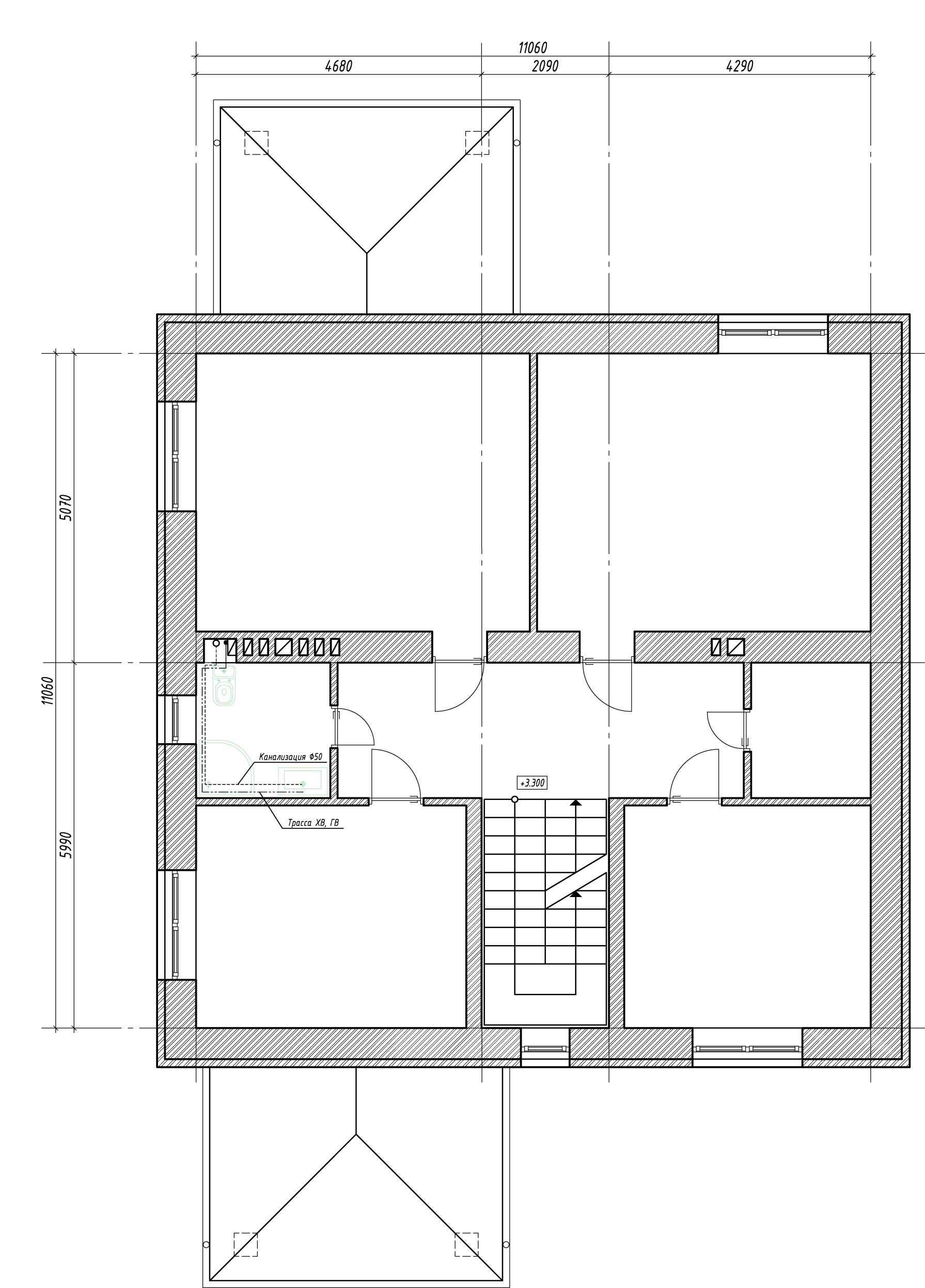 Планировка проекта дома №h-1022 H-1022_p3.webp
