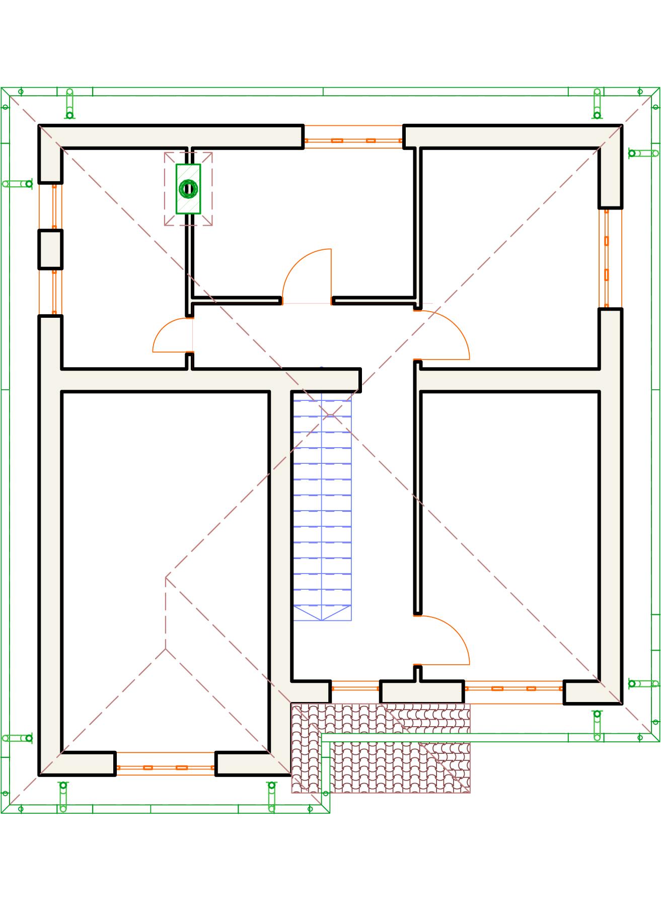 Планировка проекта дома №h-1042 H-1042_p2.webp