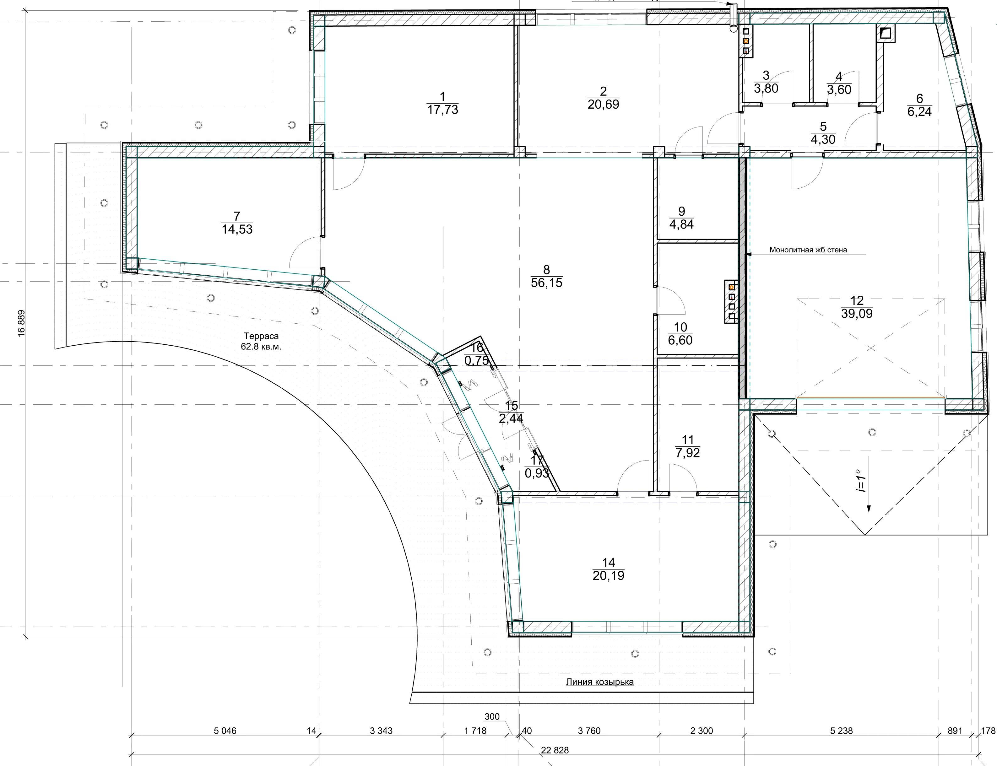 Планировка проекта дома №h-1130 H-1130_p1.webp