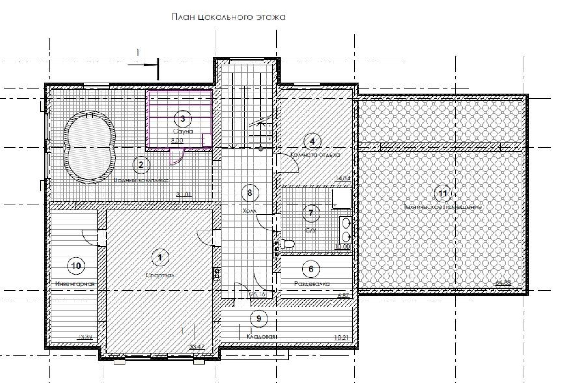 Планировка проекта дома №h-1242 h-1242_p0.jpg