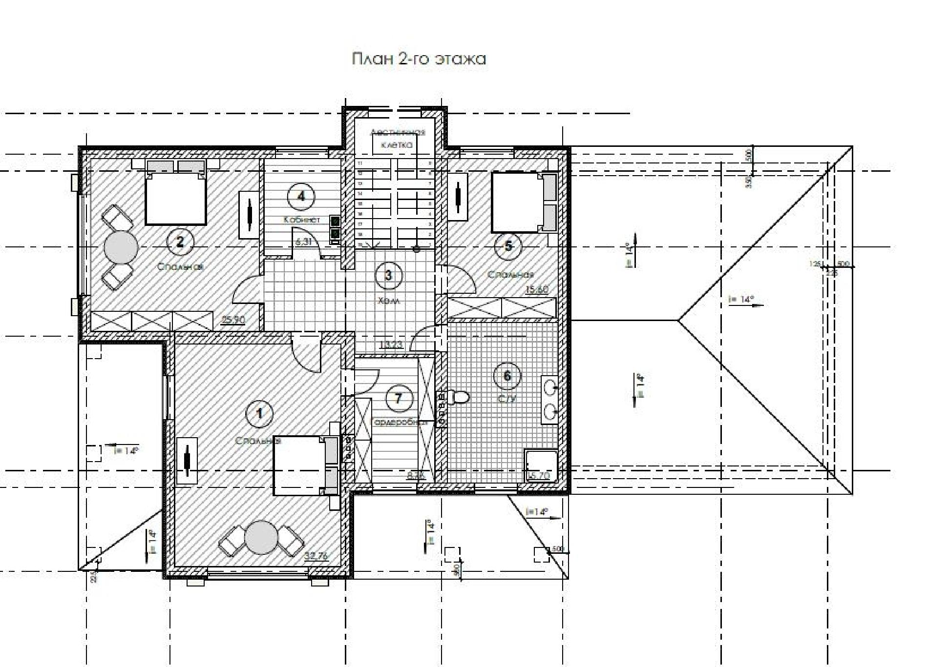 Планировка проекта дома №h-1242 h-1242_p2.jpg