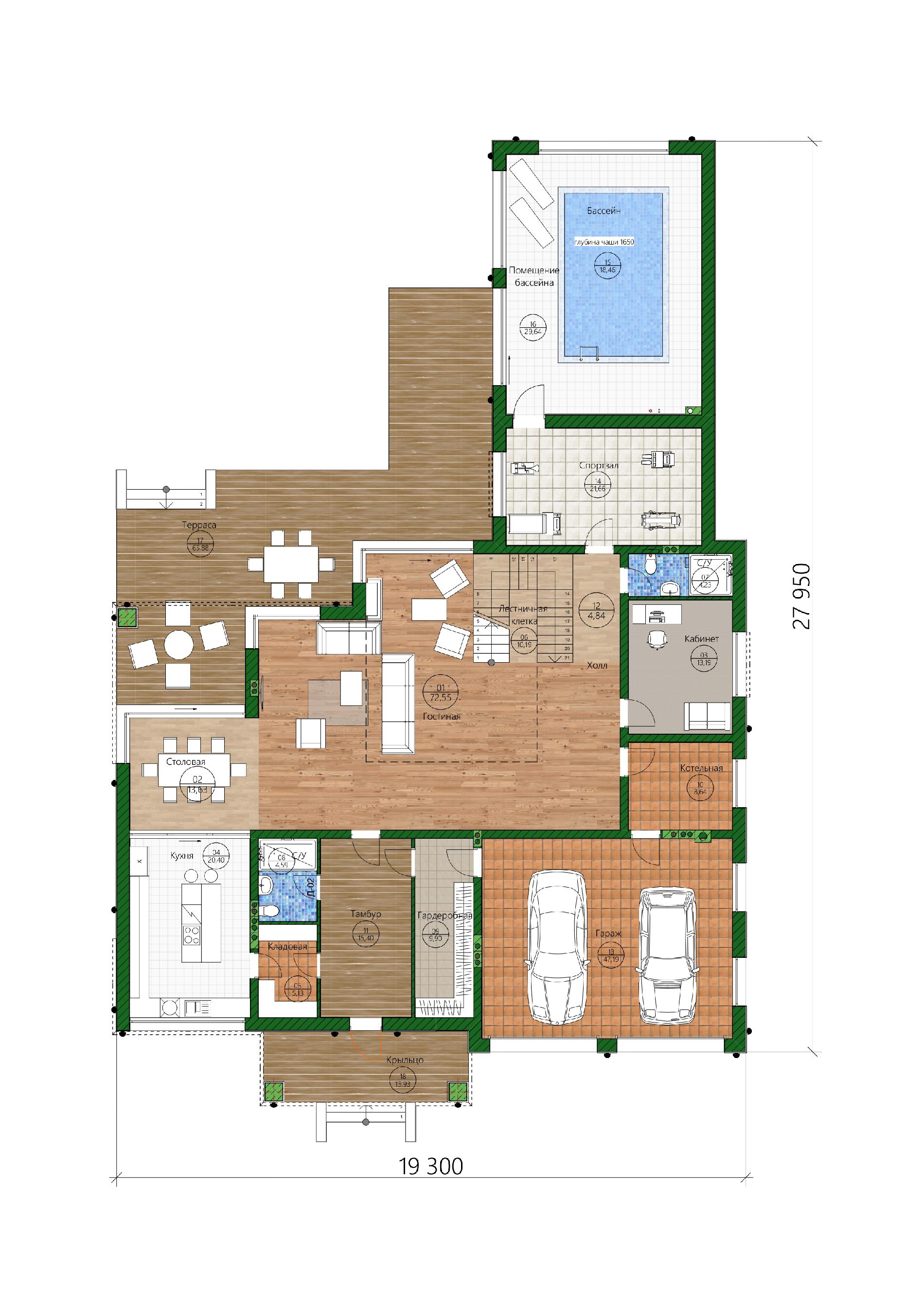 Планировка проекта дома №h-1528 H-1528_p1.jpg