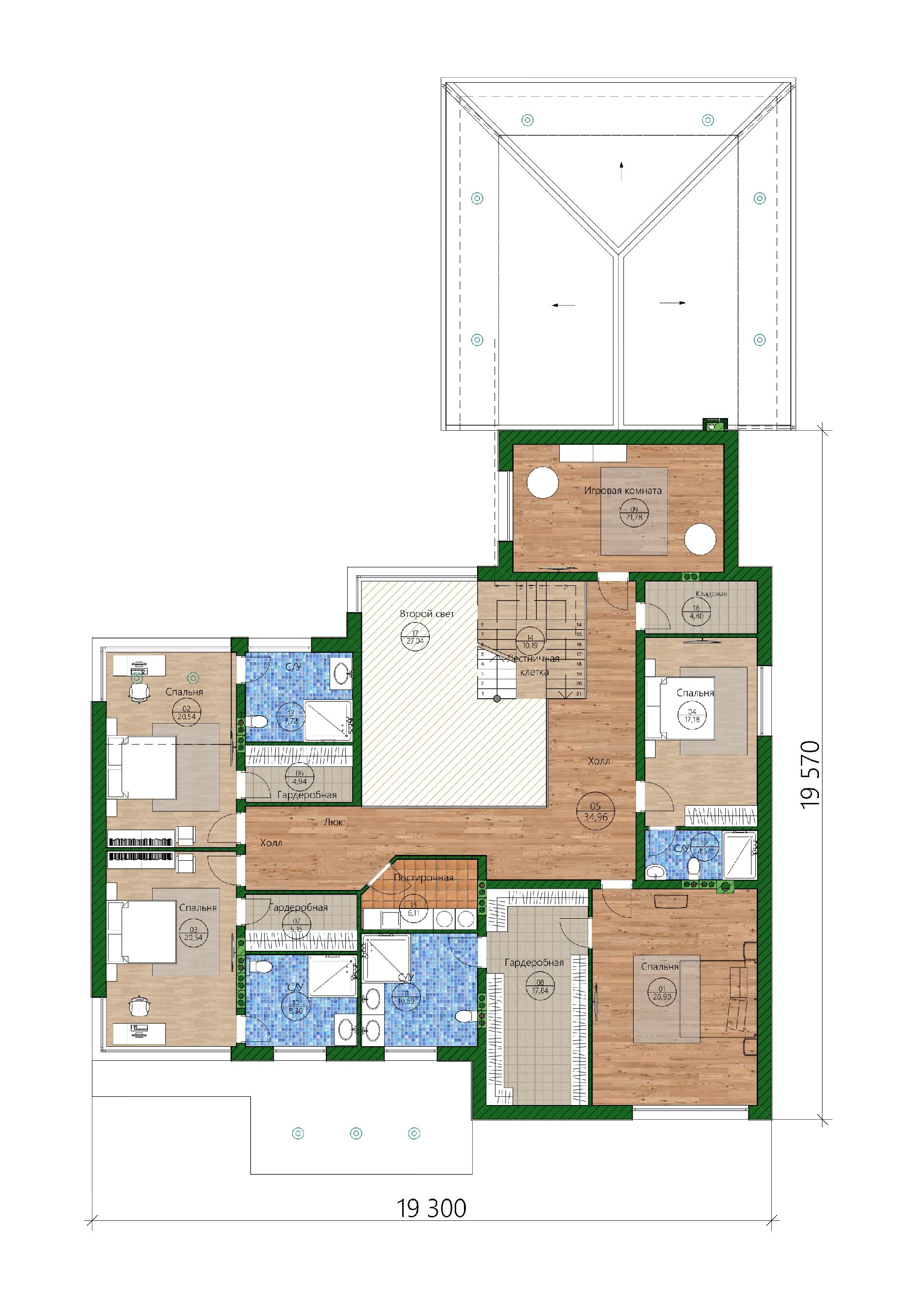 Планировка проекта дома №h-1528 H-1528_p2.jpg