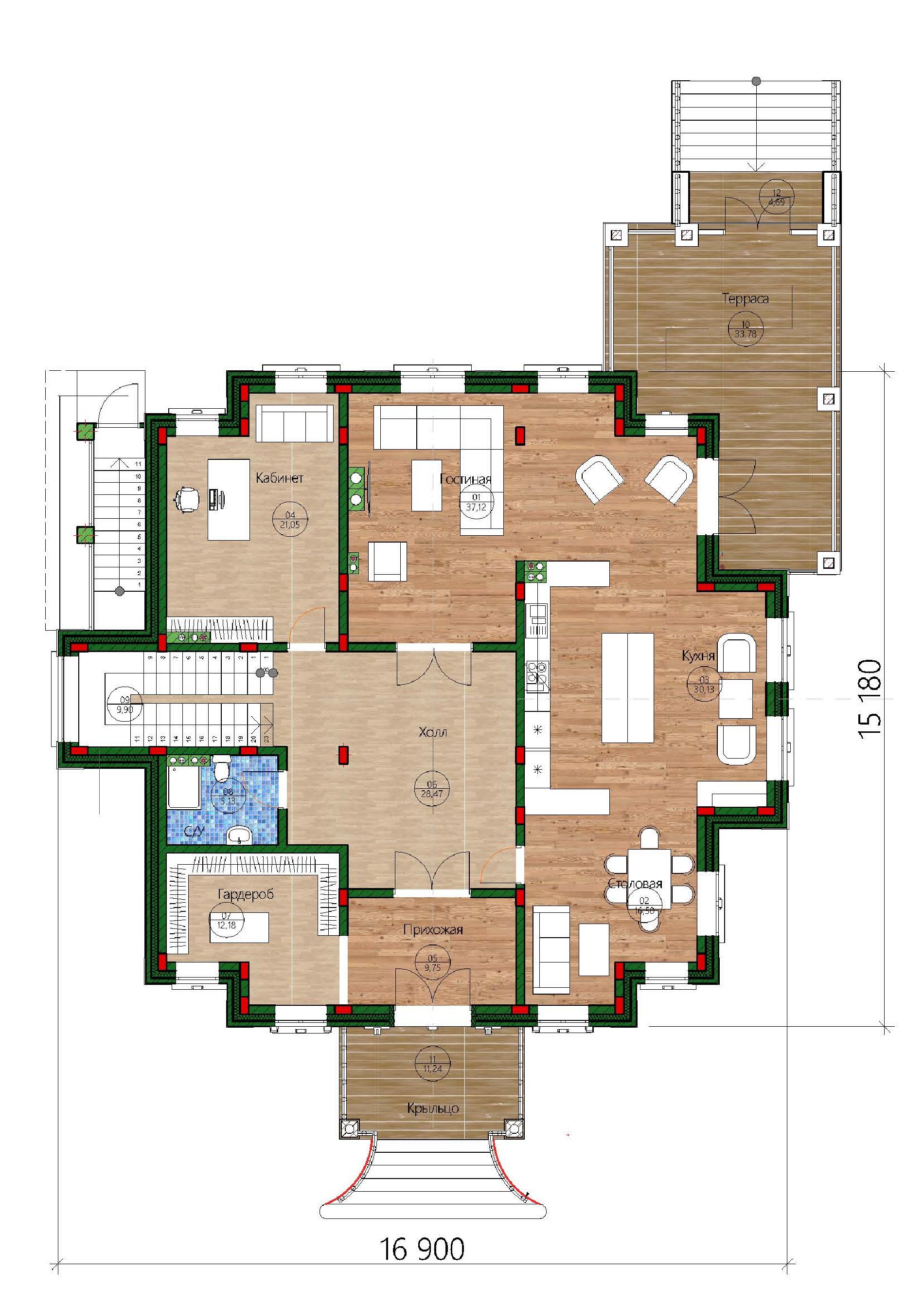 Планировка проекта дома №h-1602 H-1602_p1.jpg