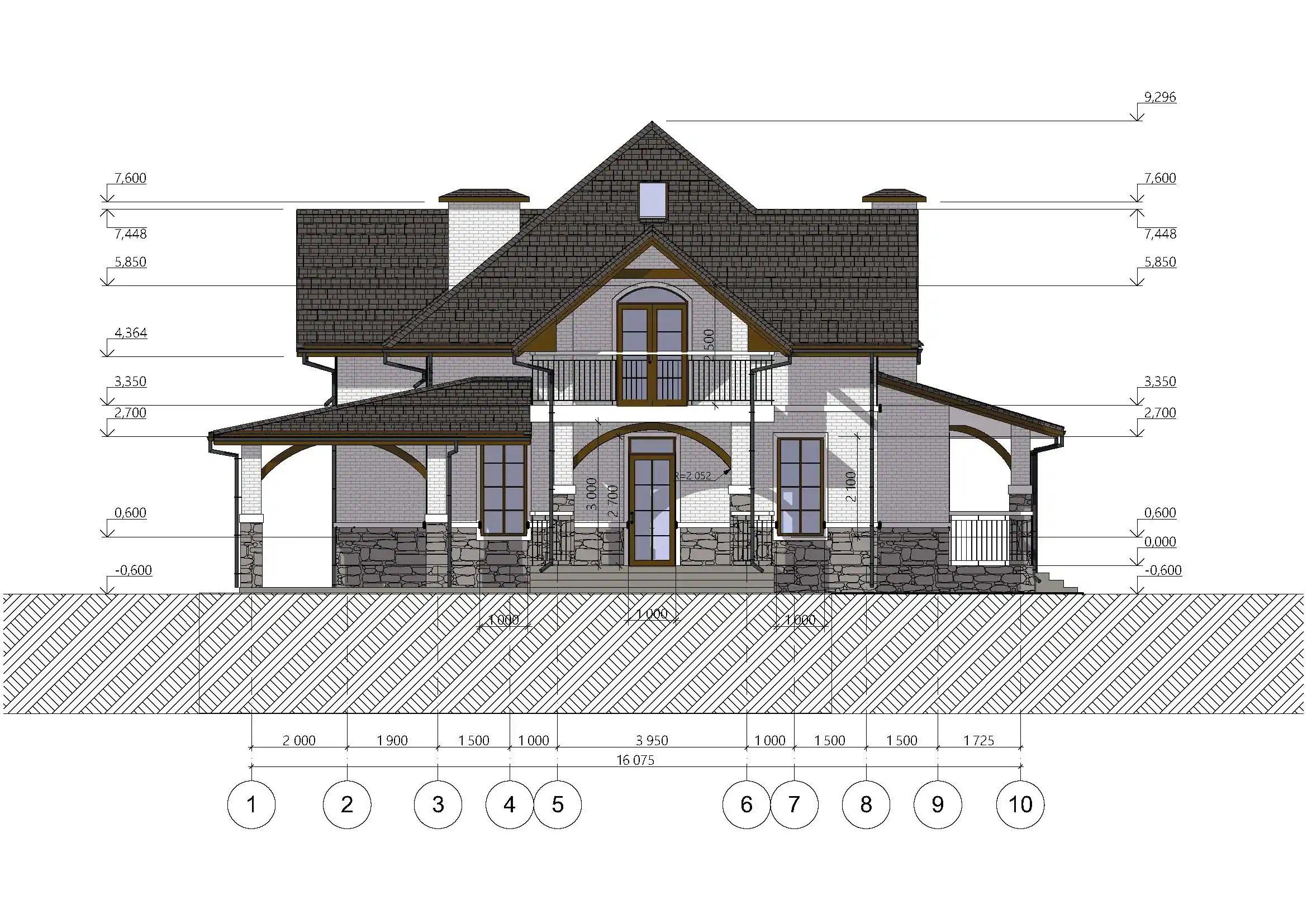Фасады проекта дома №h-1622 proect-1622_f1_result.webp