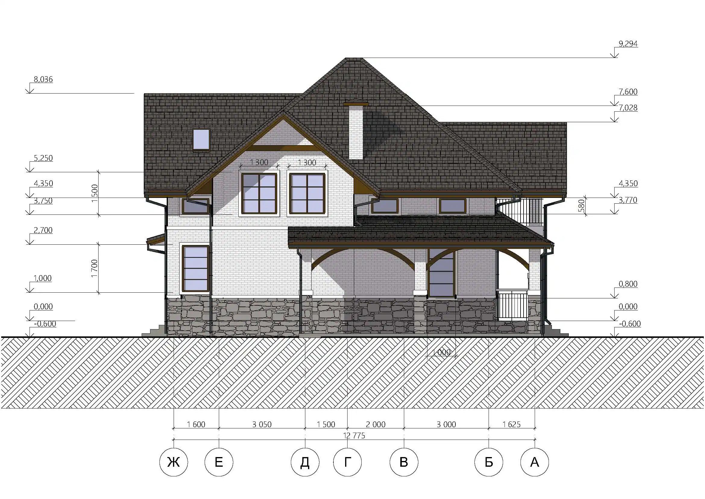 Фасады проекта дома №h-1622 proect-1622_f4_result.webp