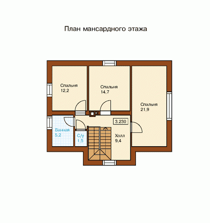 Проект дома в 169 1р