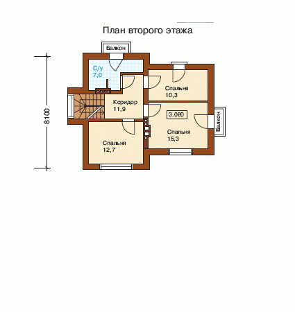 Планировка проекта дома №j-180-1p j-180-1p-p2.gif