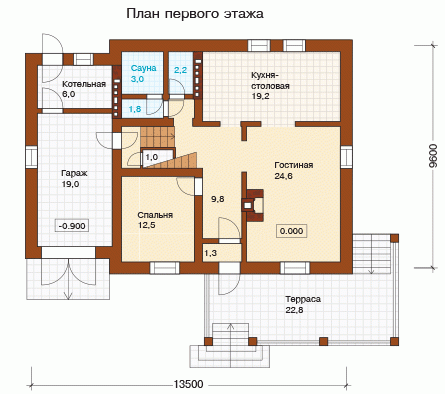 Планировка проекта дома №j-208-1p j-208-1p-p1.gif