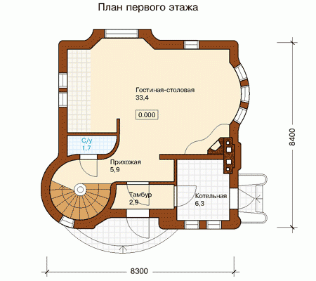 Проект дома к 111 1к