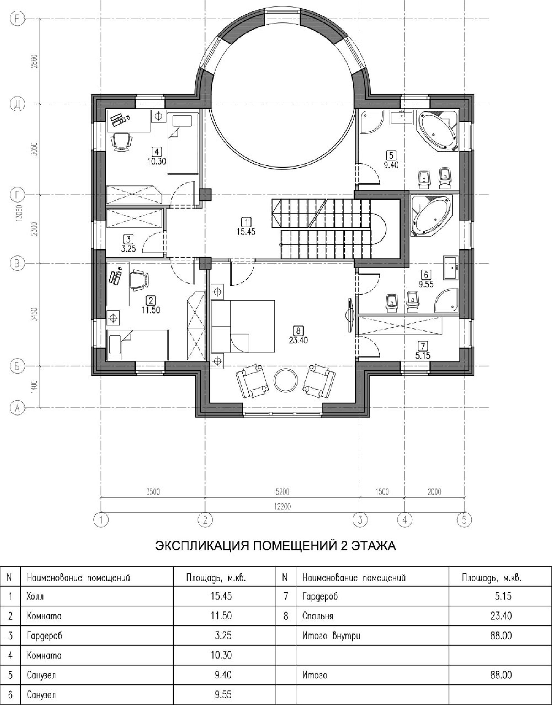 Планировка проекта дома №kr-196 5bbb0b3c4cef2.jpg