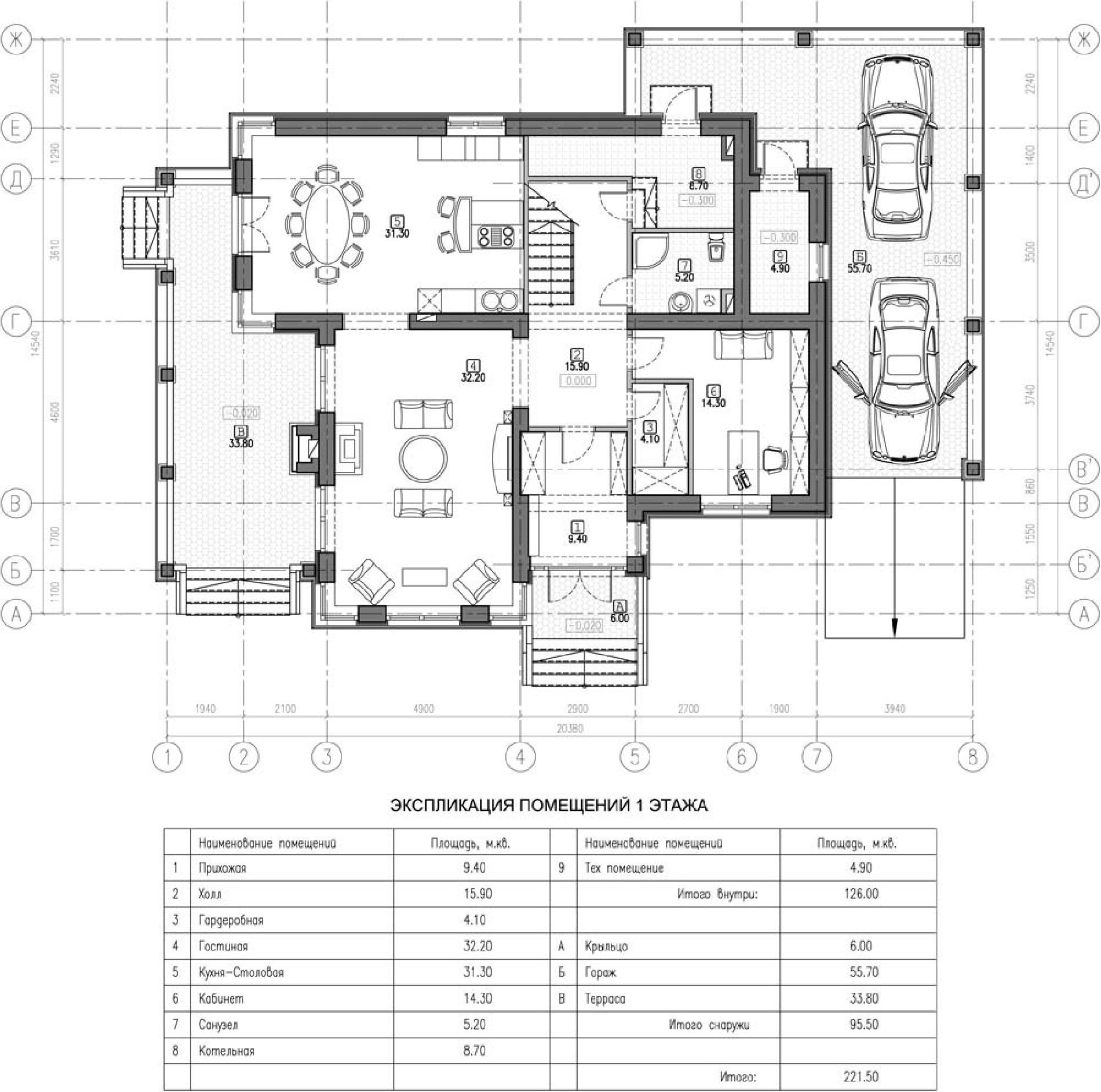 Планировка проекта дома №kr-224 5bbb2b0ed246d.jpg