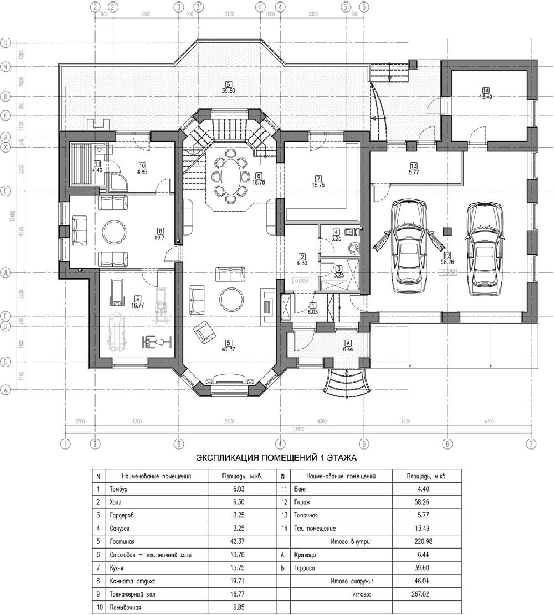 Планировка проекта дома №kr-342 5bbb3500d464f.jpg