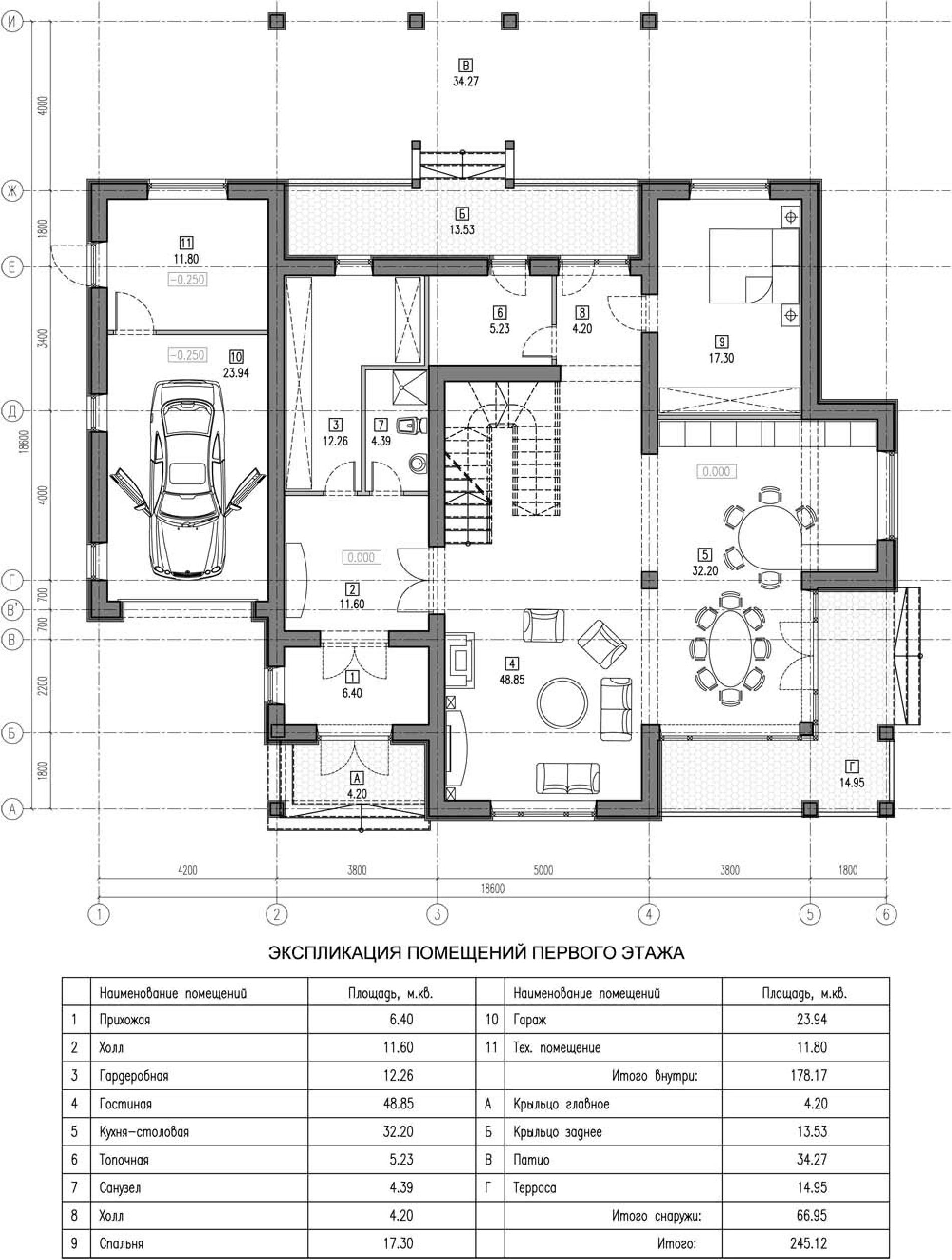 Планировка проекта дома №kr-374 5bbb35b4daff2.jpg