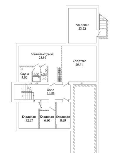 Планировка проекта дома №kr-437 kr-437_p0-min.jpg