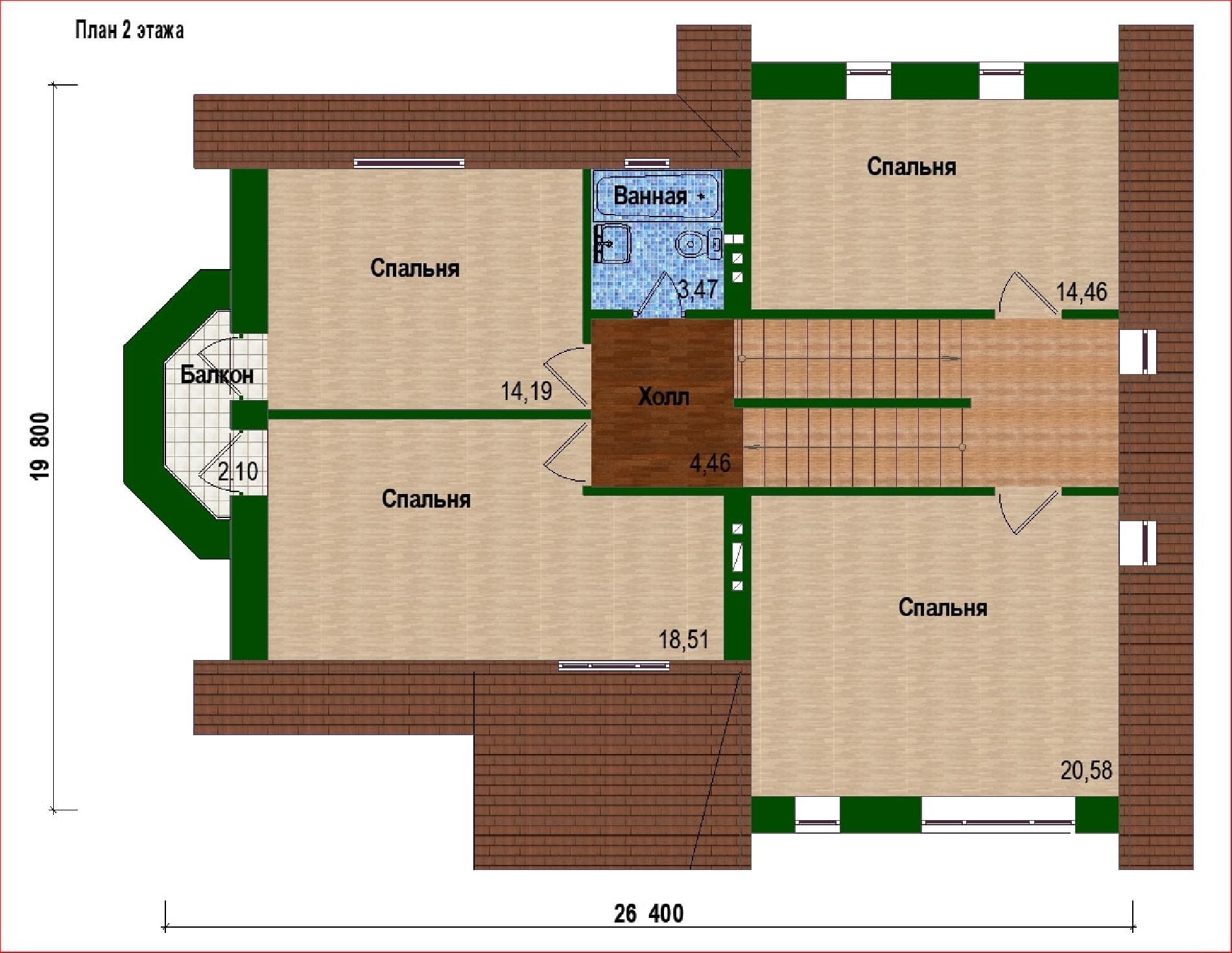 Планировка проекта дома №m-07 m-07_p2.jpg