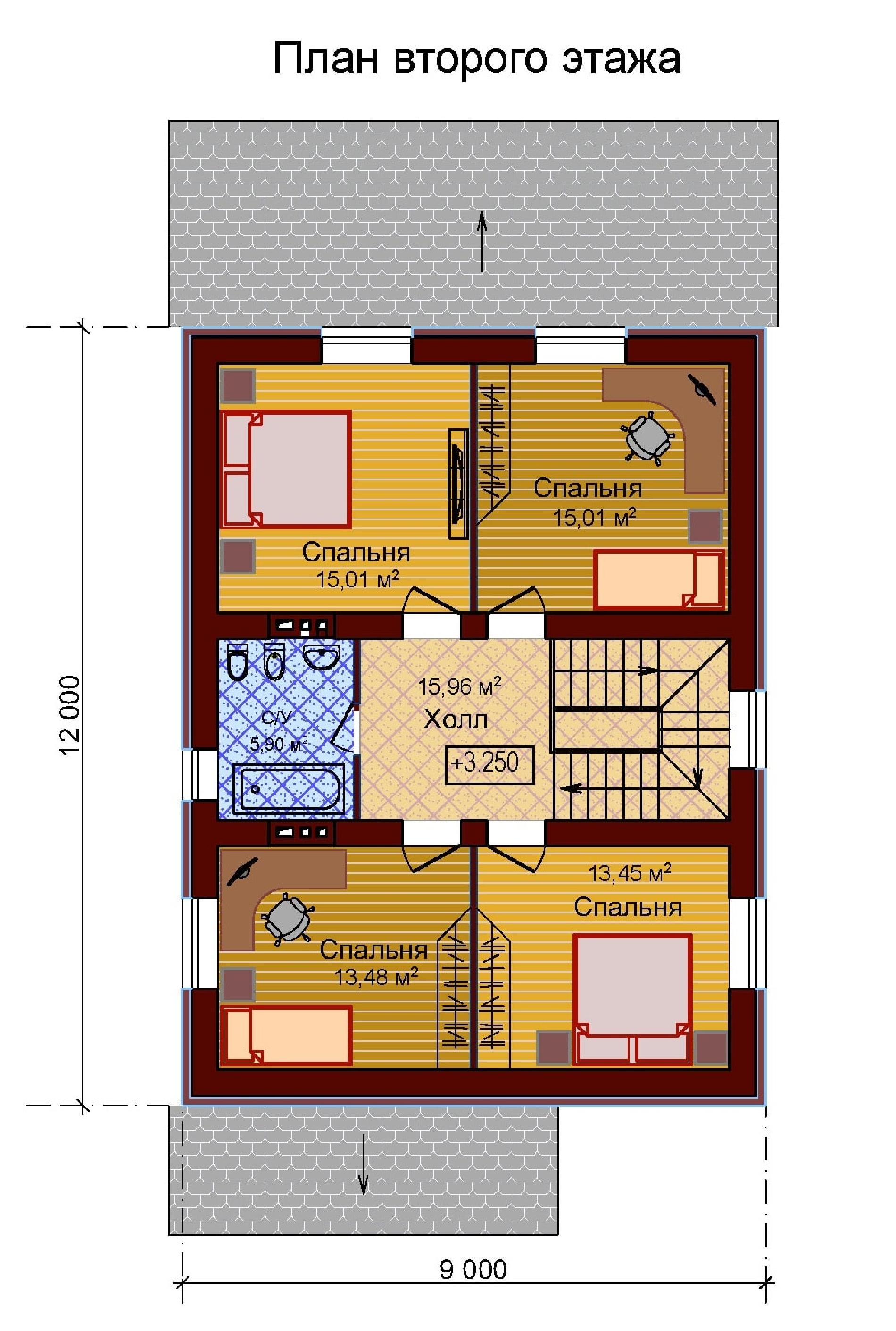 Планировка проекта дома №m-336 m-336_p2-min.jpg