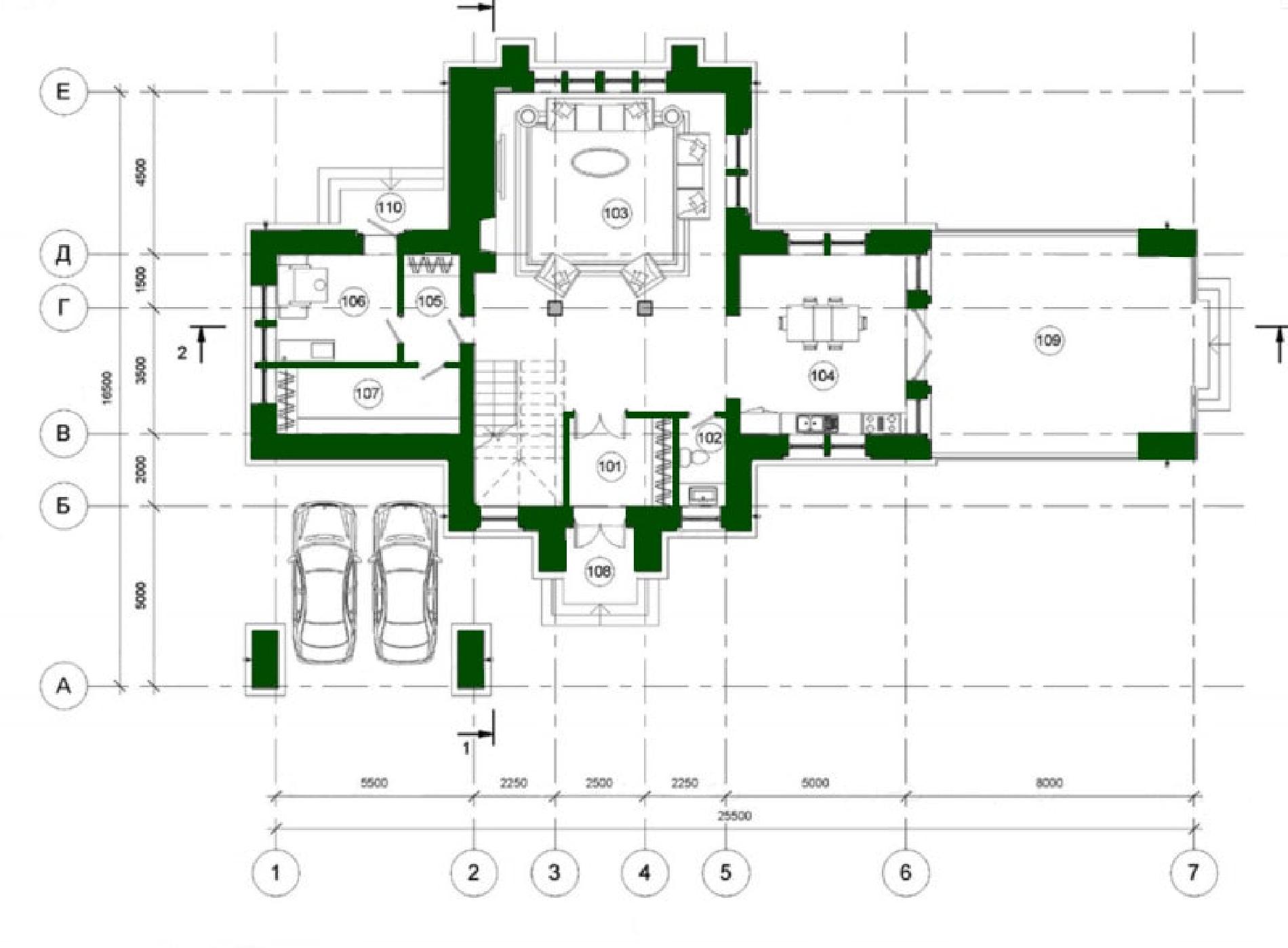 Планировка проекта дома №ml-282 ml-282_p1.jpg