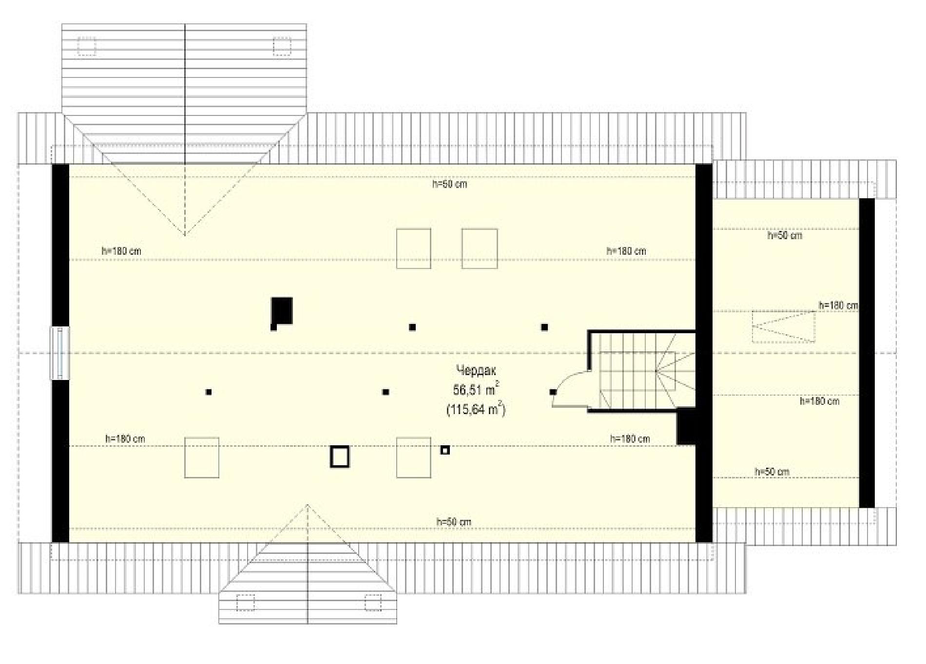 Планировка проекта дома №mp-030 proect_mp-030-pl2.jpg