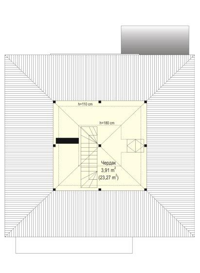 Планировка проекта дома №mp-033 proect_mp-033-pl4.jpg
