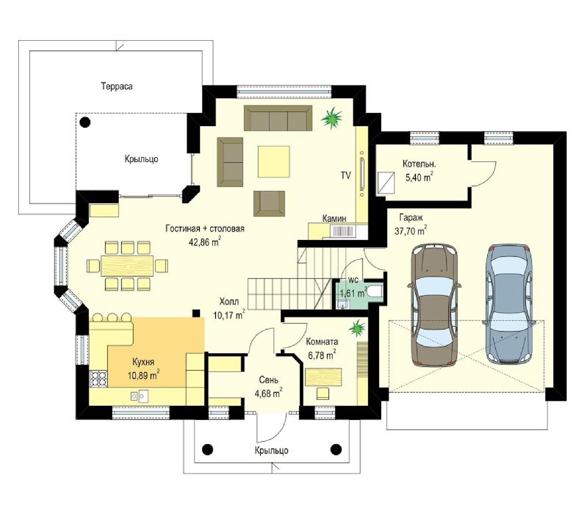 Планировка проекта дома №mp-079 proect_mp-079-pl0.jpg