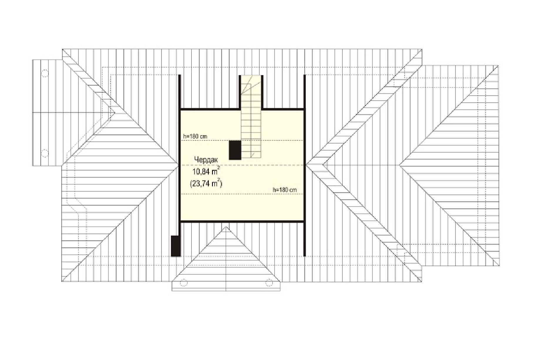 Планировка проекта дома №mp-174 proect_mp-174-pl2.jpg