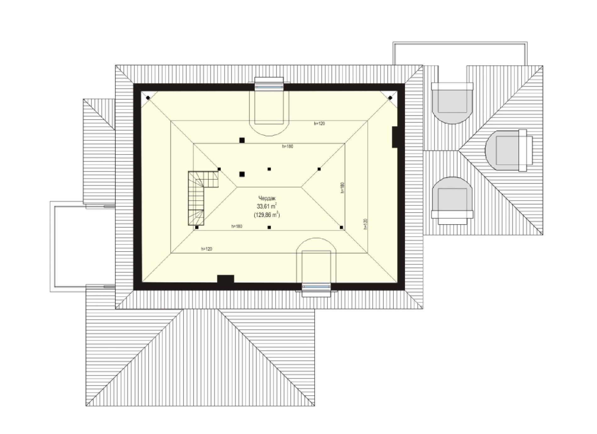 Планировка проекта дома №mp-227 proect_mp-227-pl4.jpg