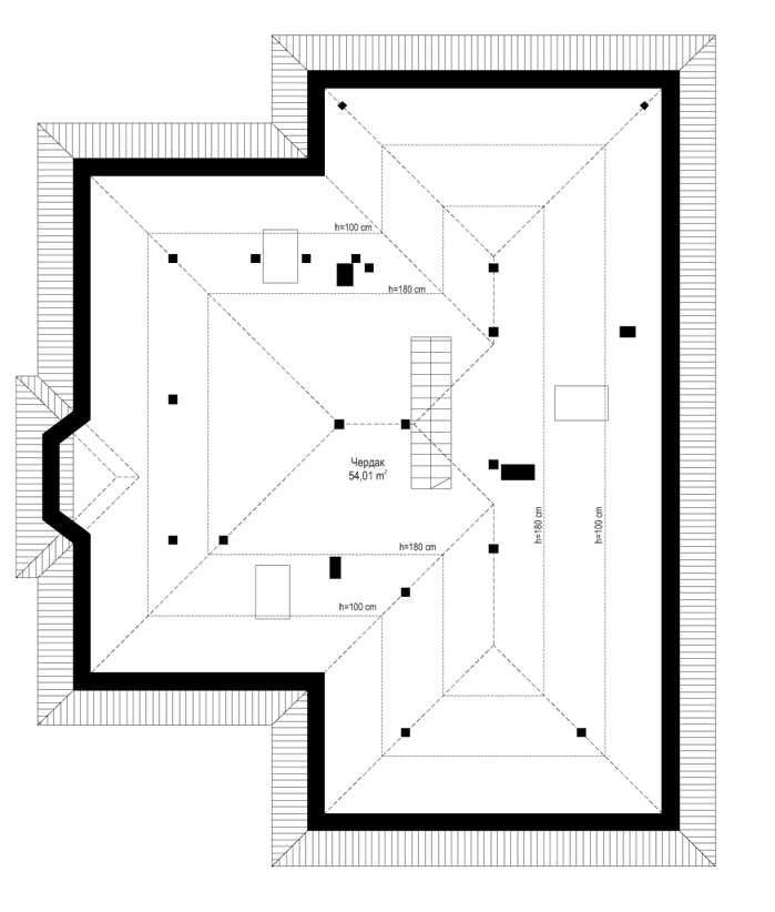 Планировка проекта дома №mp-241 proect_mp-241-pl2.png