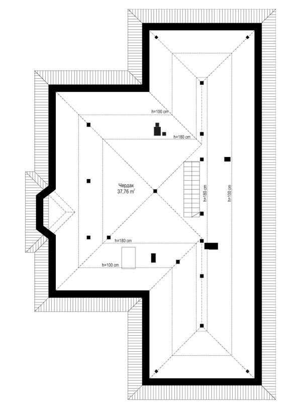 Планировка проекта дома №mp-242 proect_mp-242-pl2.png