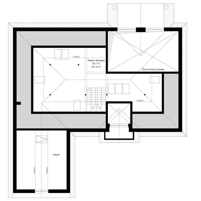 Планировка проекта дома №mp-289 proect_mp-289-pl2.png