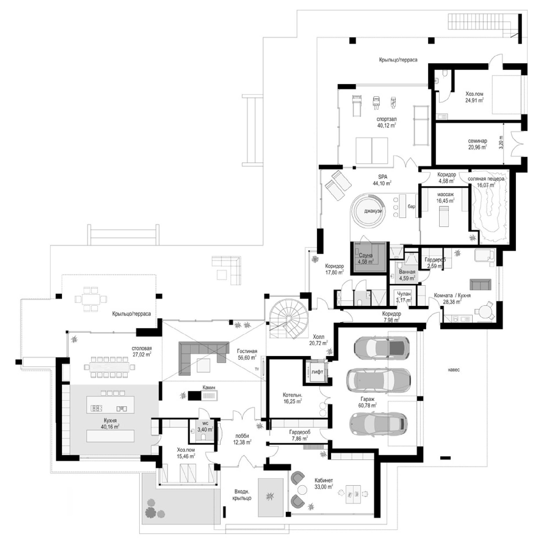 Планировка проекта дома №mp-321 proect_mp-321-pl0.jpg