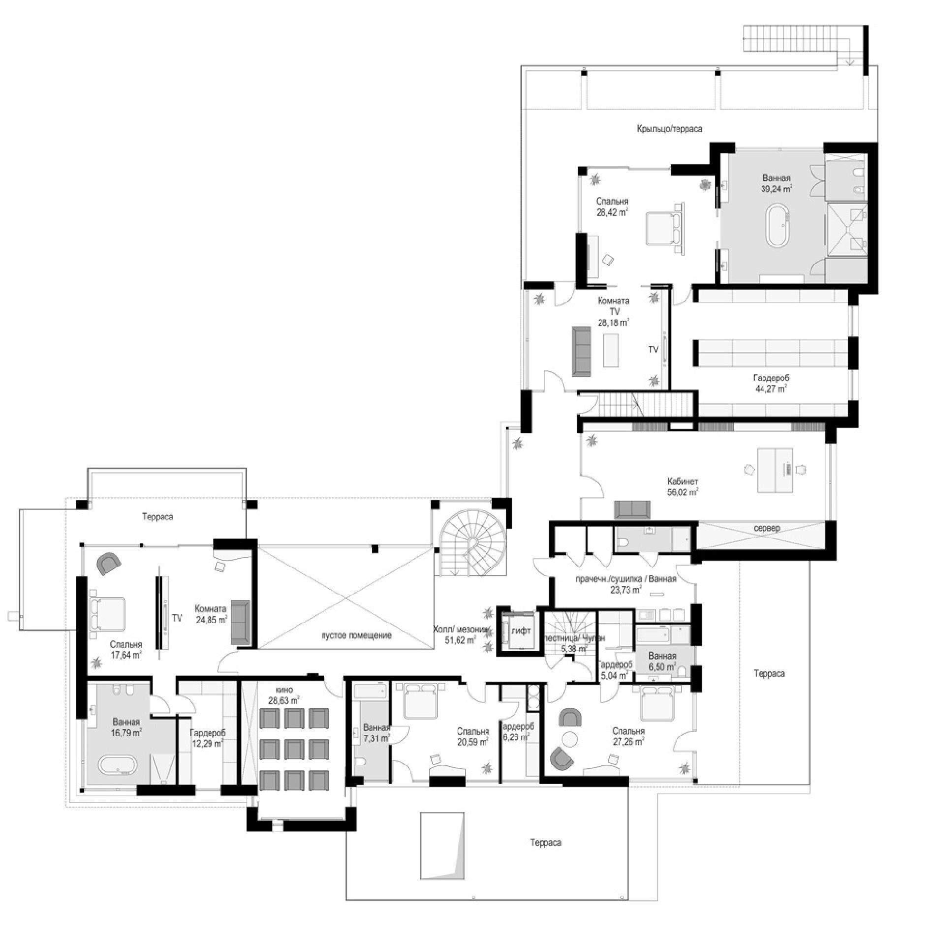Планировка проекта дома №mp-321 proect_mp-321-pl2.jpg
