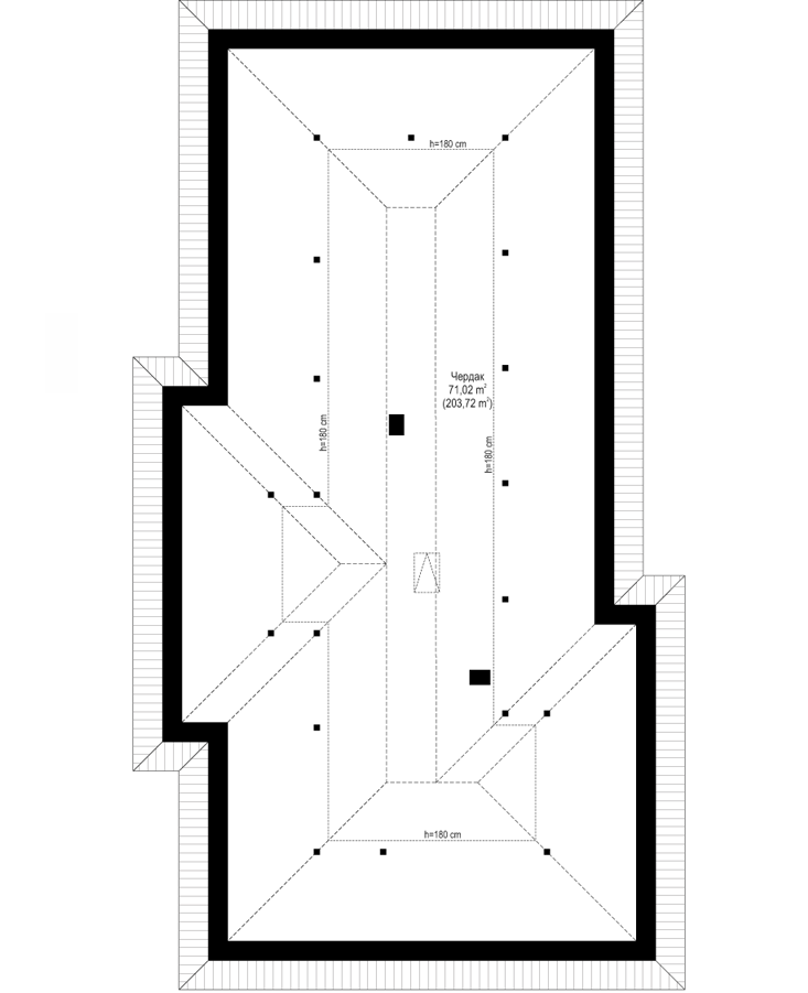 Планировка проекта дома №mp-397 proect_mp-397-pl2.png