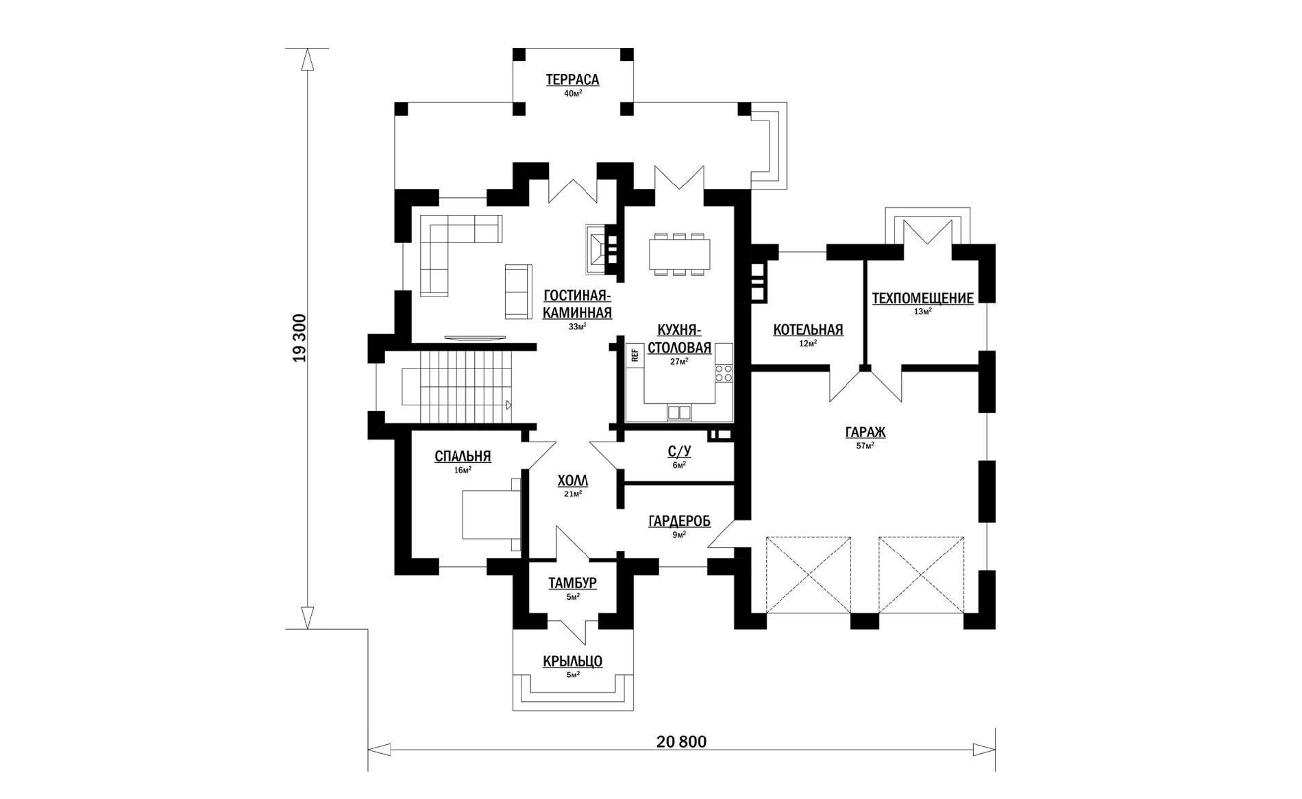 Планировка проекта дома №n-252 3df0f90b.jpg