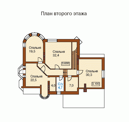Планировка проекта дома №s-439-1k s-439-1k-p2.gif