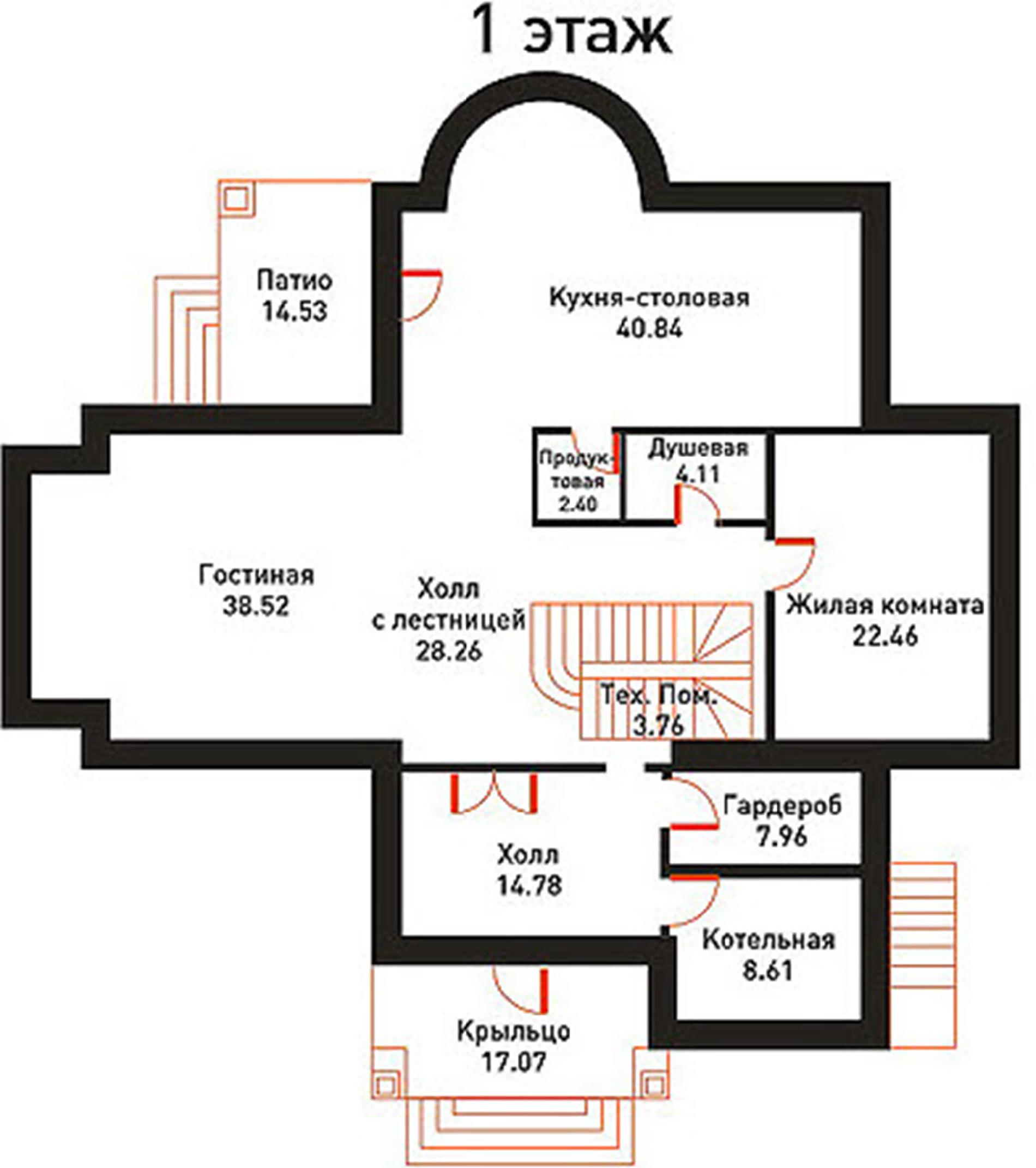 Планировка проекта дома №sov-13 sov-13_2.jpg