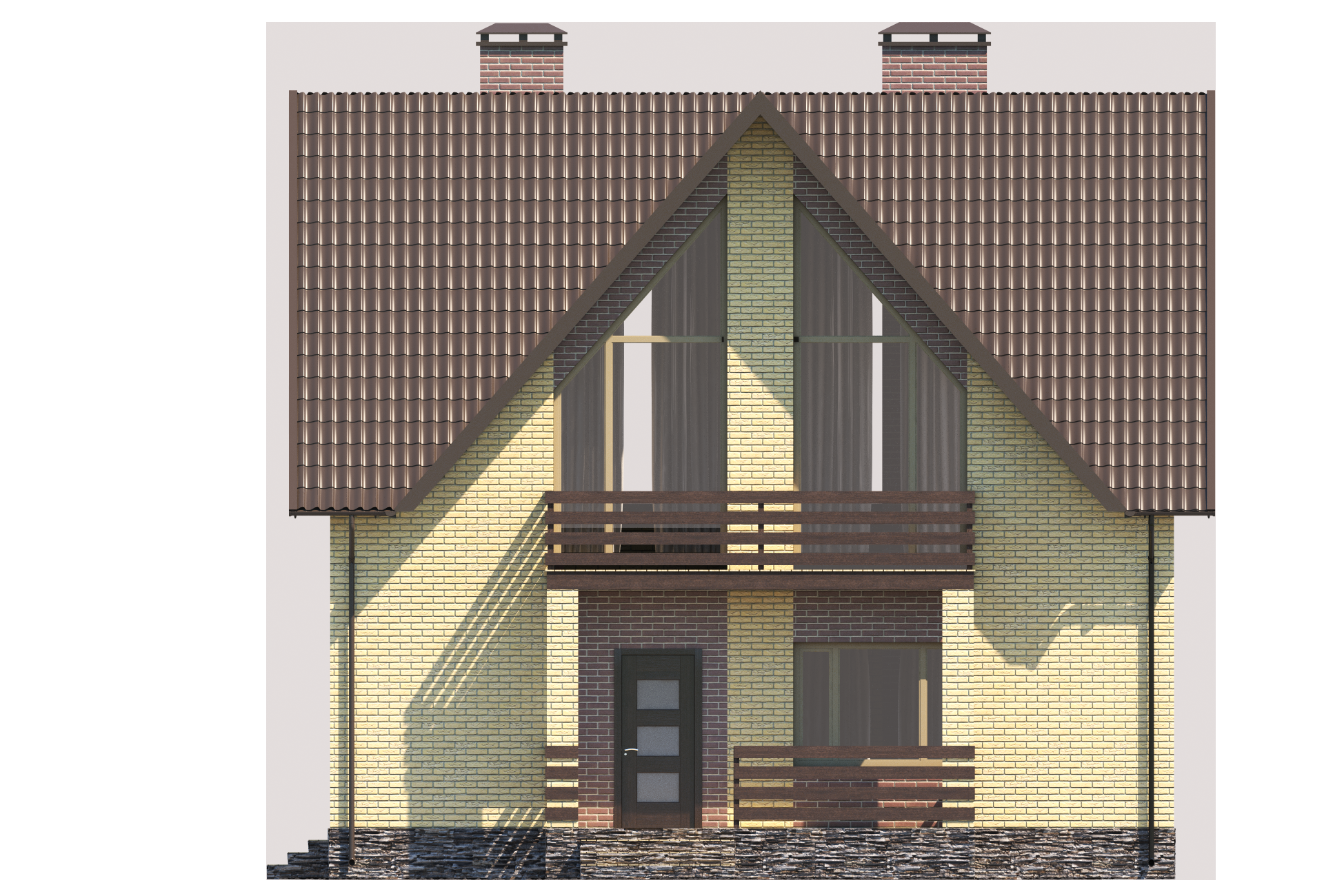 Фасады проекта дома №t-02 facade2.png