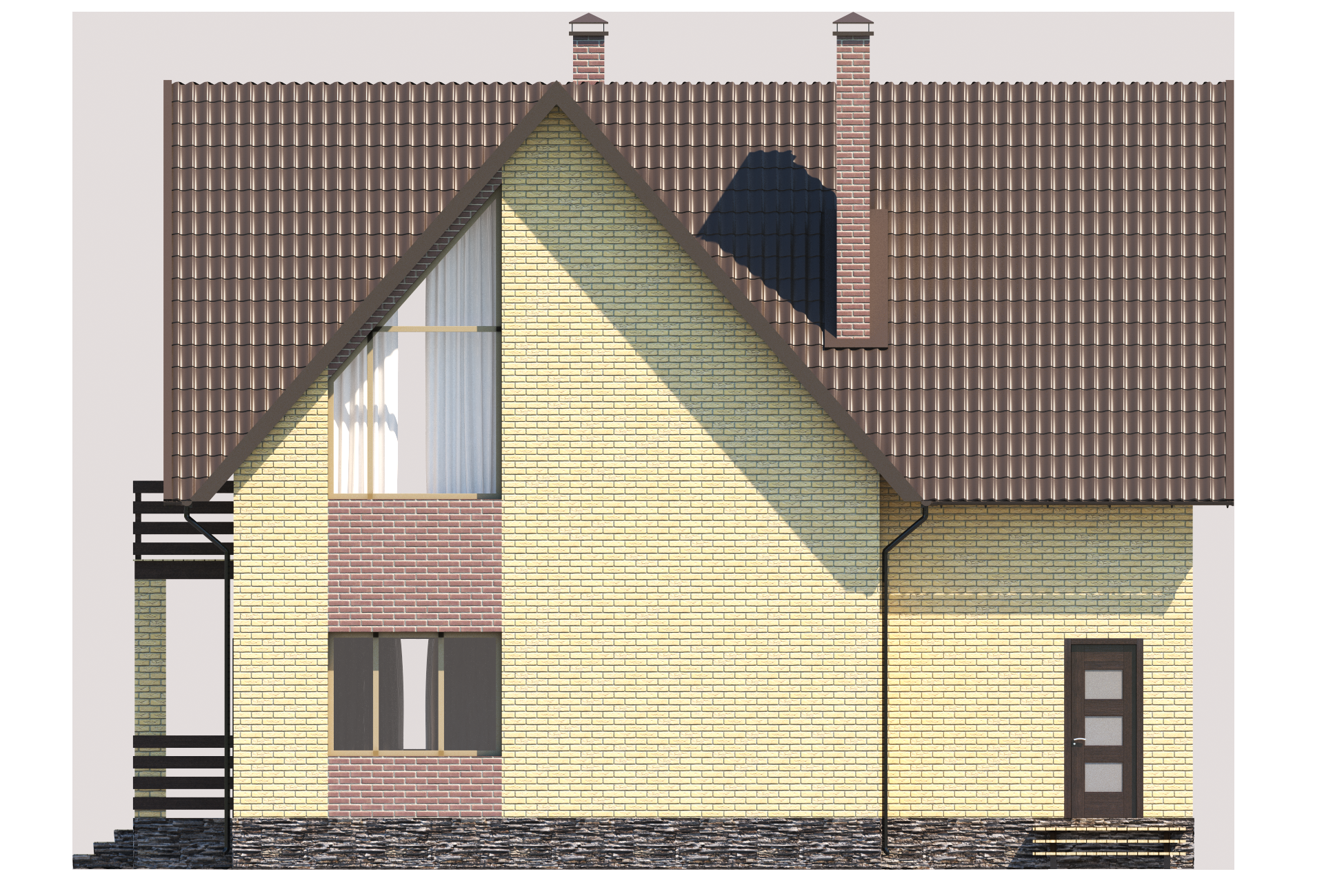 Фасады проекта дома №t-02 facade3.png