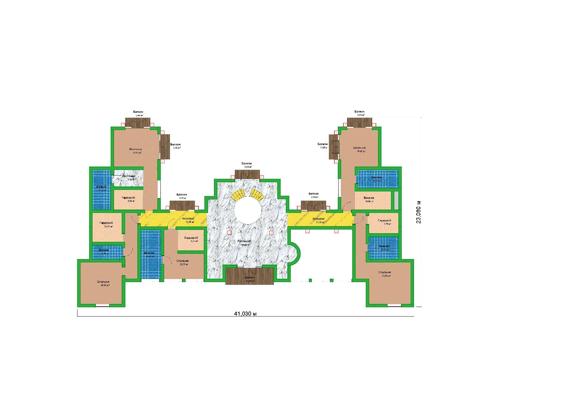 Планировка проекта дома №v-1650 14_2.jpg